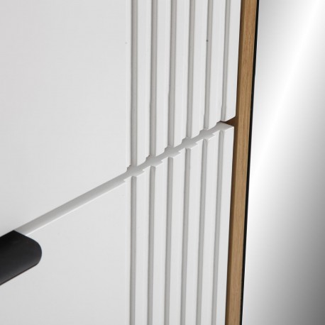 SCARPIERA 3 ANTE CON ARMADIO A SPECCHIO