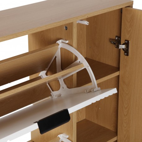 SCARPIERA 3 ANTE CON ARMADIO A SPECCHIO