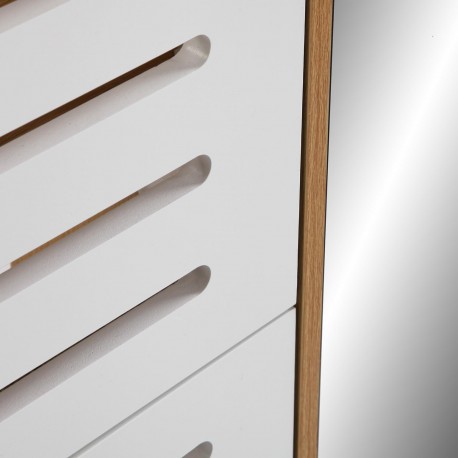 SCARPIERA 3 ANTE CON ARMADIO A SPECCHIO
