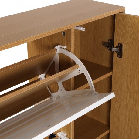 SCARPIERA 3 ANTE CON ARMADIO A SPECCHIO