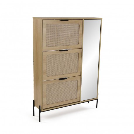 SCARPIERA 3 ANTE CON ARMADIO A SPECCHIO