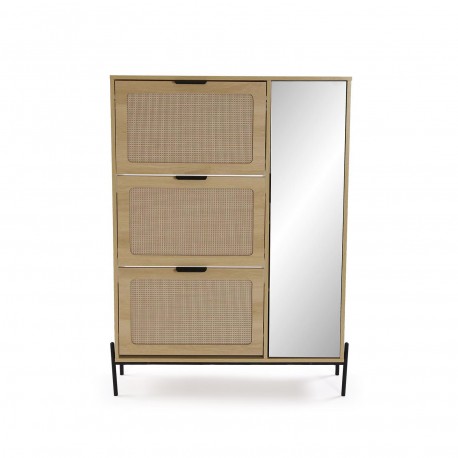 SCARPIERA 3 ANTE CON ARMADIO A SPECCHIO