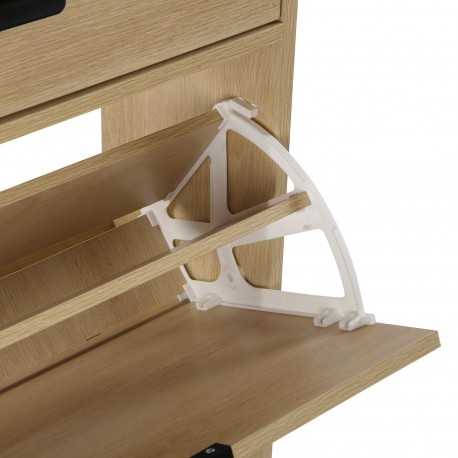 SCARPIERA 2 ANTE CON CASSETTO