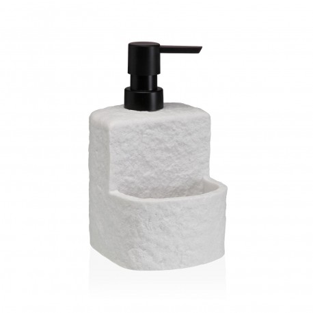 DISPENSER VITI BIANCO CON PORTA SPUGNA