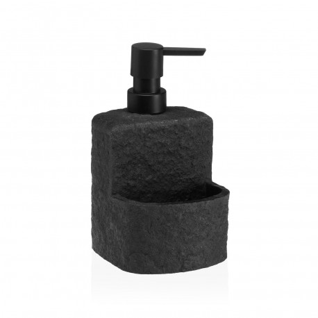 DISPENSER VITI GRIGIO CON PORTA SPUGNA