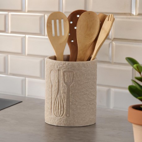 PORTAUTENSILI GRANDE BEIGE
