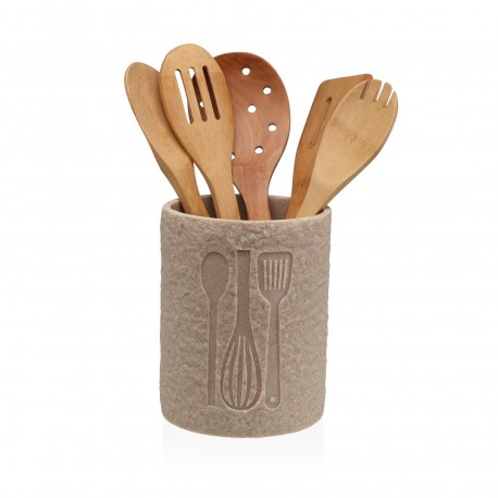 PORTAUTENSILI GRANDE BEIGE