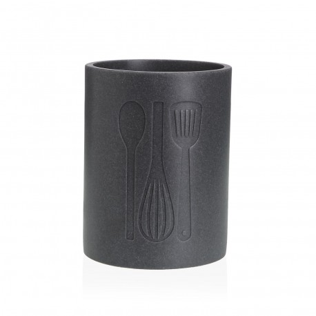 PORTAUTENSILI CUCINA NERO