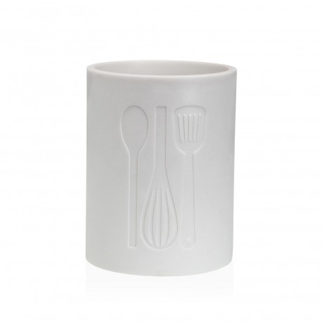 PORTAUTENSILI CUCINA GRANDE BIANCO