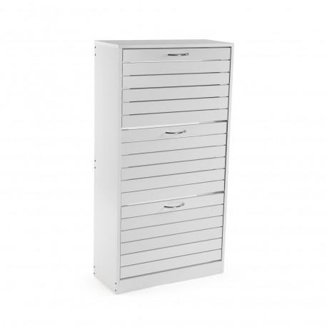 SCARPIERA 3 CASSETTI BIANCO