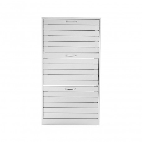 SCARPIERA 3 CASSETTI BIANCO
