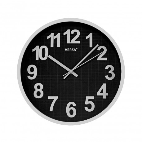 OROLOGIO CUCINA 30 CM ATLAS NERO