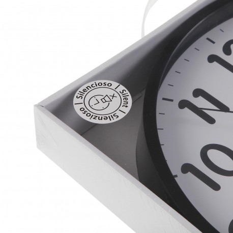 OROLOGIO CUCINA 30 CM ECLIPSE NERO