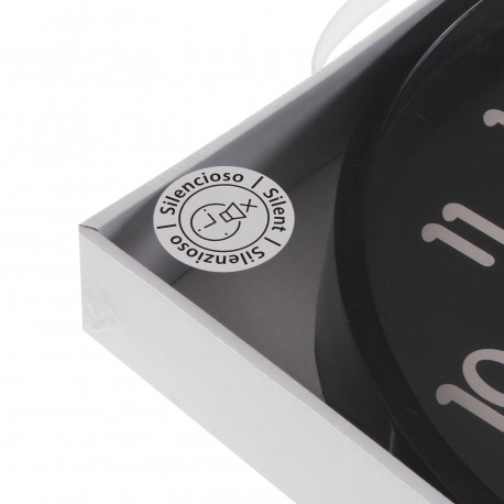 OROLOGIO CUCINA 30 CM NOVA NERO