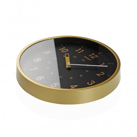 OROLOGIO CUCINA 30 CM GOLDEN NERO