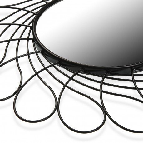 ESPEJO PARED METAL BLACK 2