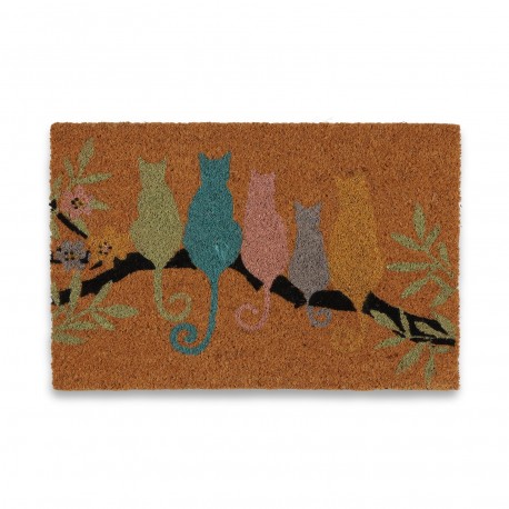 ZERBINO GATTI RAMO COCCO 40X60