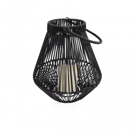 LANTERNA LED 26 CM NORELA NERO