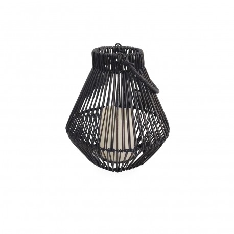 LANTERNA LED 23 CM NORELA NERO