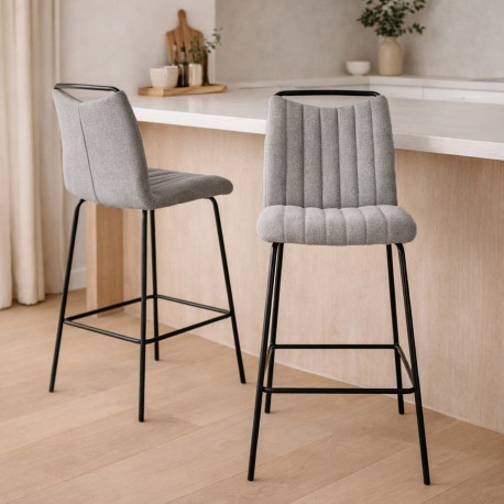 SGABELLO GRIGIO CHIARO