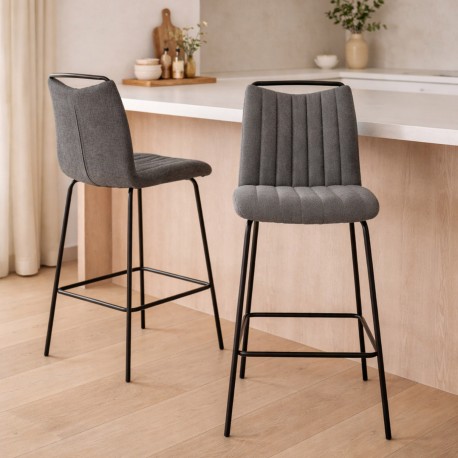 SGABELLO GRIGIO SCURO