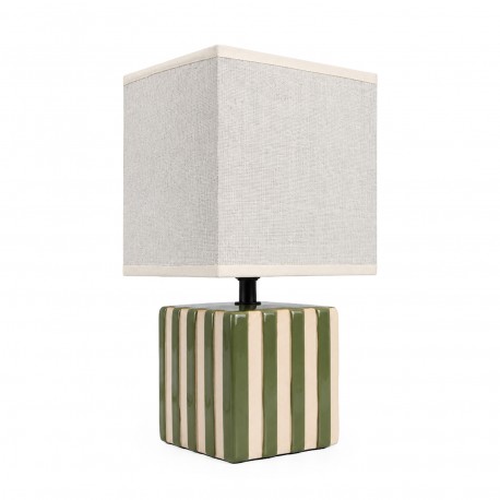 LAMPADA A RIGHE VERDE
