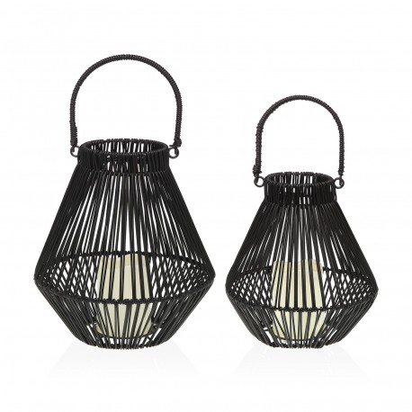 LANTERNA LED 26 CM NORELA NERO