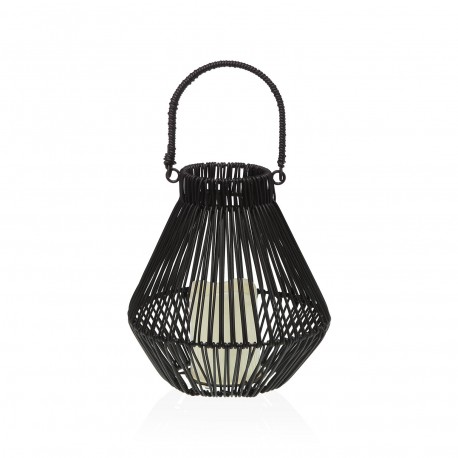 LANTERNA LED 23 CM NORELA NERO