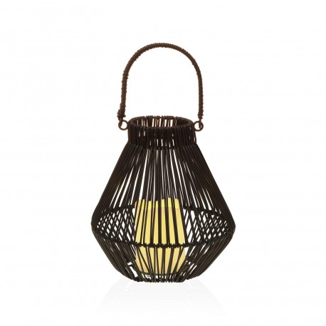 LANTERNA LED 23 CM NORELA NERO