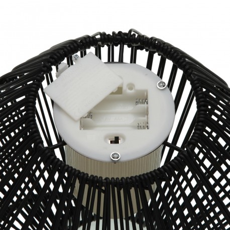 LANTERNA LED 23 CM NORELA NERO