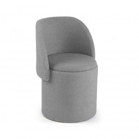 SEDUTA CON CONTENITORE GRIGIO
