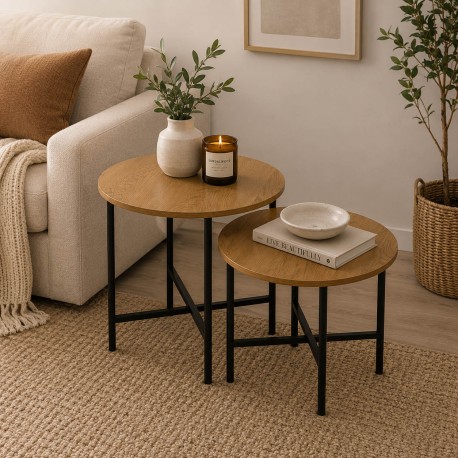 SET TAVOLINI MAITE NERI