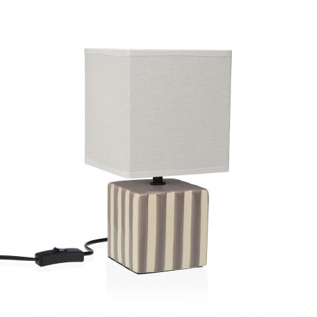 LAMPADA A RIGHE GRIGIA
