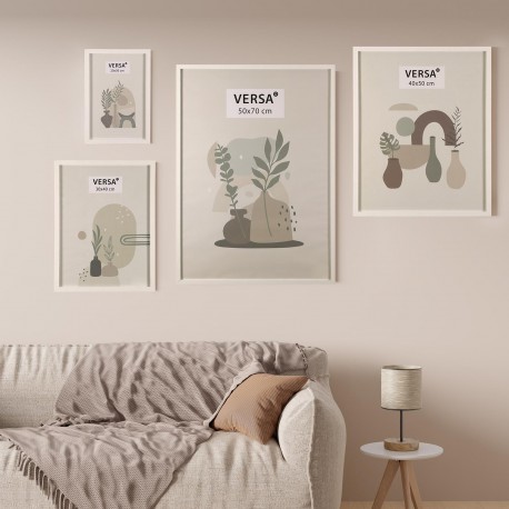 PORTAFOTO LEGNO BIANCO 50 X 70