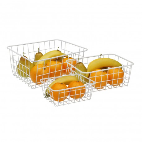 FRUTTIERA RETTANGOLARE BIANCA MEDIA