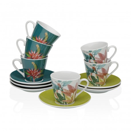 SET 6 CAFFÈ/PIATTINO KIWA