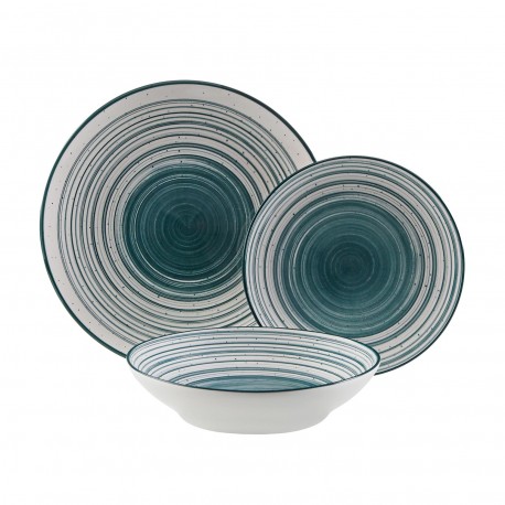 STOVIGLIA 18 PEZZI NYLOR BLU SCURO