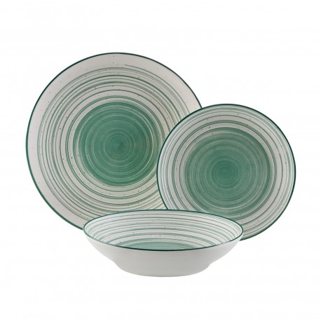 STOVIGLIA 18 PEZZI NYLOR VERDE