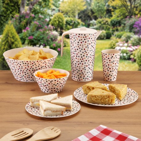 SET 4 BICCHIERI E CARAFFA VERA
