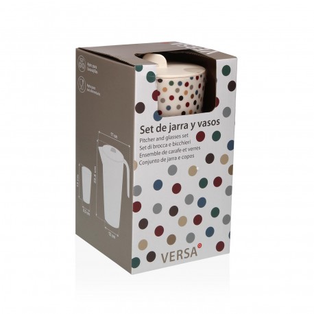 SET 4 BICCHIERI E CARAFFA VERA