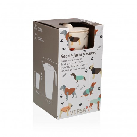 SET 4 BICCHIERI E CARAFFA AMICO