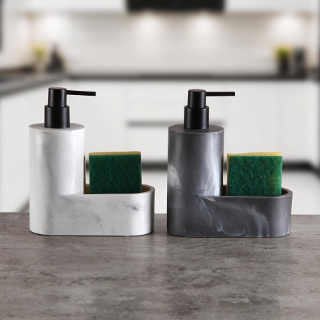 DISPENSER CON SPUGNA GRIGIO EVA