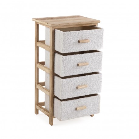 CASSETTIERA 4 CASSETTI BEIGE