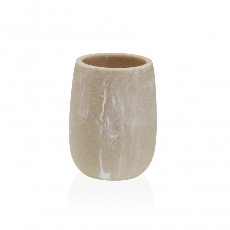 BICCHIERE PORTASPAZZOLINI PEBBLA BEIGE