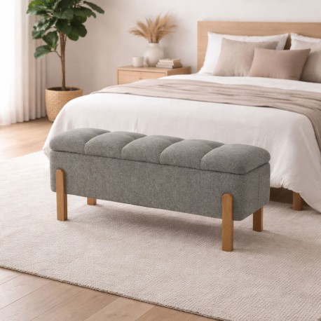 CASSAPANCA LETTO IMBOTTITA CON CONTENITORE