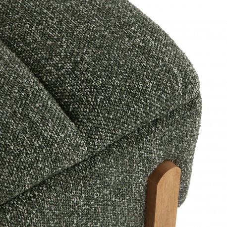 CASSAPANCA LETTO VERDE IMBOTTITA CON CONTENITORE