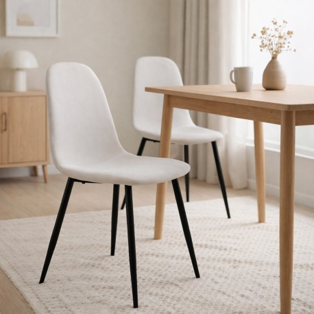 SEDIA DA PRANZO NORA BEIGE