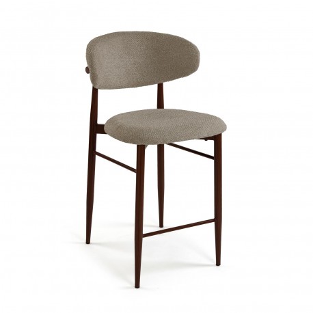 SGABELLO ALTO ZOE MARRONE CHIARO