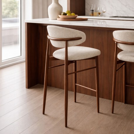 SGABELLO ALTO ZOE BEIGE