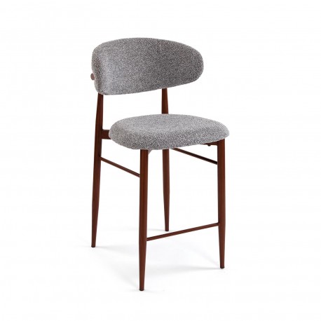 SGABELLO ALTO ZOE GRIGIO